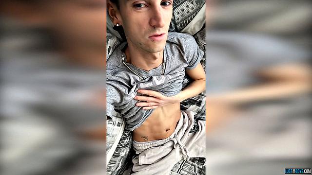 Jerking Off on the Sofa - Sky James