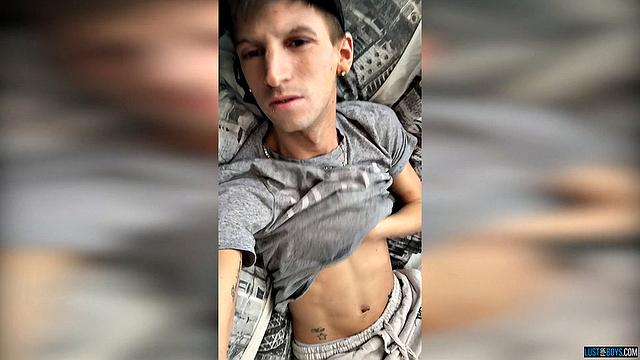 Jerking Off on the Sofa - Sky James