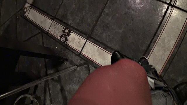 Skyy's bald pussy gets penetrated in Spy Vs. Skyy POV video