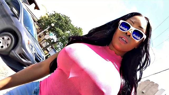 Camsoda - Busty brunette fucking a big fake torso