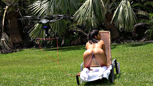 Camsoda - Busty brunette fucking a big fake torso