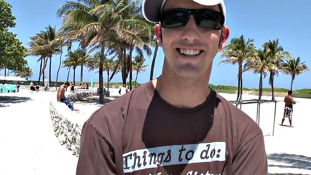 Watch this athletic ebony stud get picked up and slammed by a white guy's hard cock