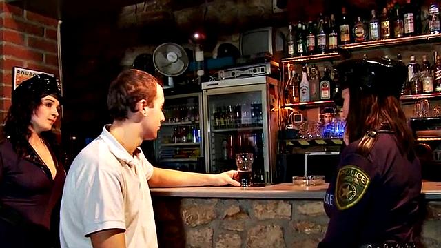 Femdom public pegging