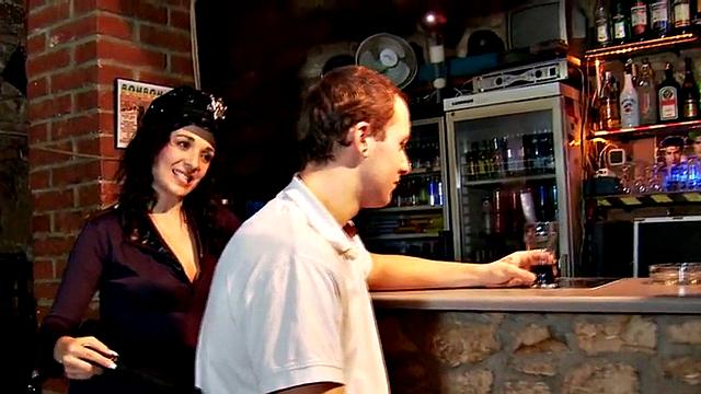 Femdom public pegging