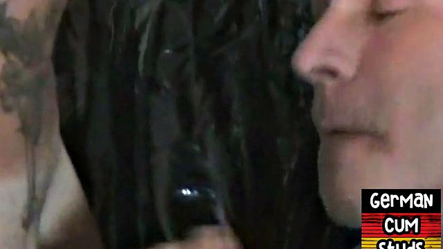 Vintage german deepthroating