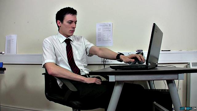 Ejaculating Jizz In the Workplace - Evan Zero