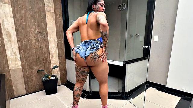 Transgender beauty fucked by nasty guy in anal