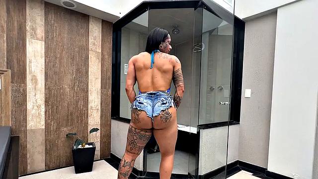 Transgender beauty fucked by nasty guy in anal