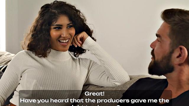 Wild Latina stunner with ginormous tits gets rough-fucked in total HD - spunk on face!