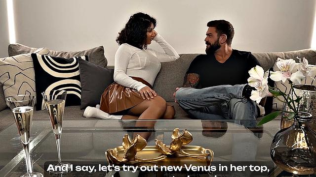 Латиноамериканка с огромными сиськами устраивает разврат на кухне - сперма летит прямо в лицо