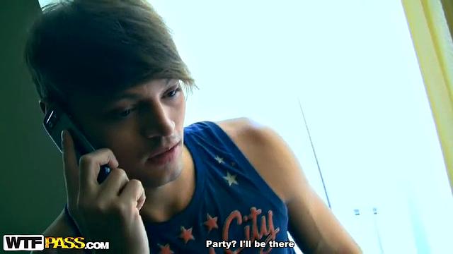 Young girls in stockings banged roughly