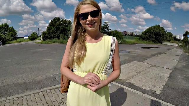 Russian Goldilocks Creampied Outdoors