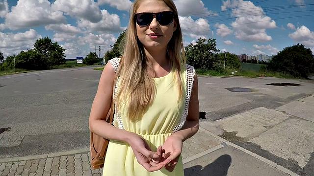 Russian Goldilocks Creampied Outdoors