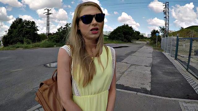 Russian Goldilocks Creampied Outdoors