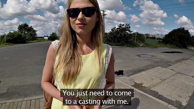 Russian Goldilocks Creampied Outdoors