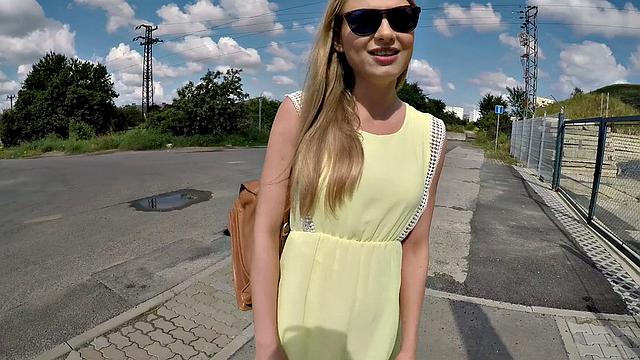 Russian Goldilocks Creampied Outdoors