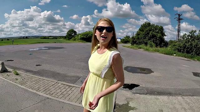 Russian Goldilocks Creampied Outdoors