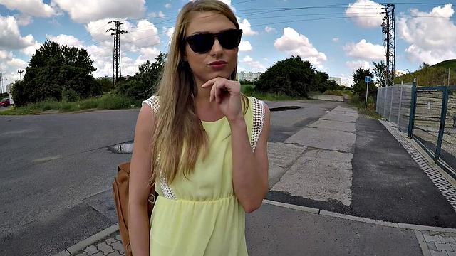 Russian Goldilocks Creampied Outdoors