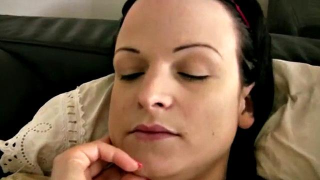 Fresh pussied teen fucks her mans cock