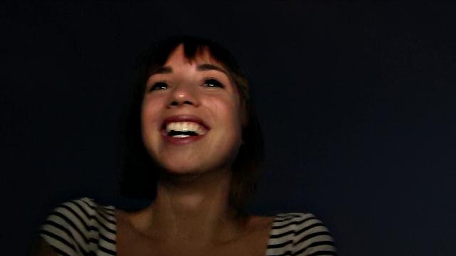 Cute Brunette gets pounded on the balcony with a hot handjob and blowjob