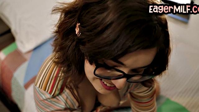 Busty MILF and her BFF POV fucked in 3some