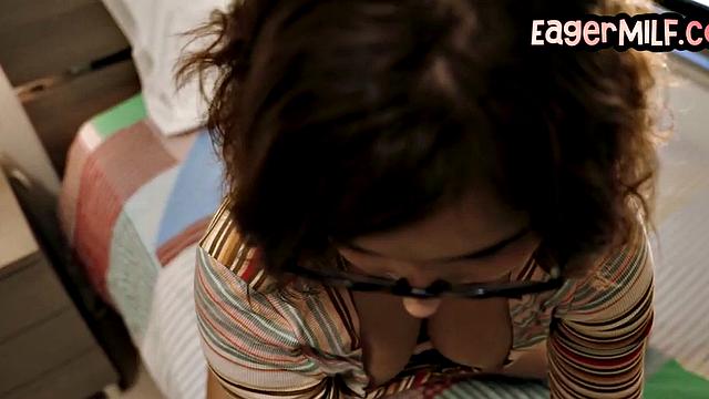 Busty MILF and her BFF POV fucked in 3some