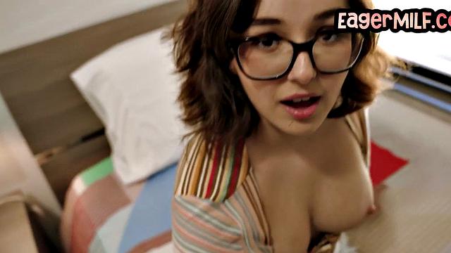 Busty MILF and her BFF POV fucked in 3some