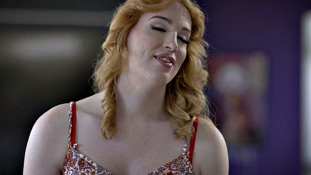 Trans lover fucks cocksucking female in tight hole