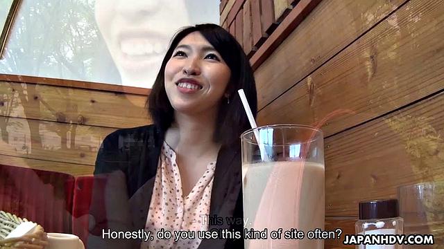 Horny MILF Yurika Tsubaki Creampied on First Date