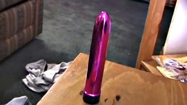 RJ Beats Off With a Dildo