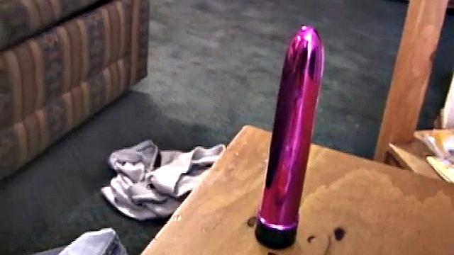 RJ Beats Off With a Dildo