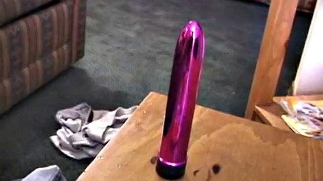 RJ Beats Off With a Dildo