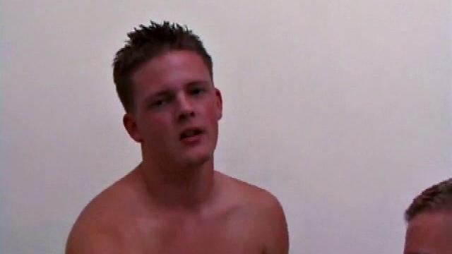 These horny boys take off their clothes and Trent goes right for Law's cock. Trent sucks that meat, while Law talks dirty to the camera. Trent gets excited, so Law starts to give him some head.