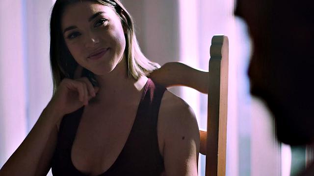 Curvy teen riding stepdad in taboo couple