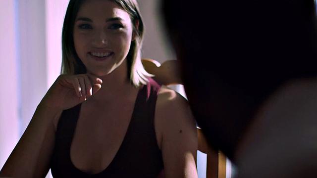 Curvy teen riding stepdad in taboo couple