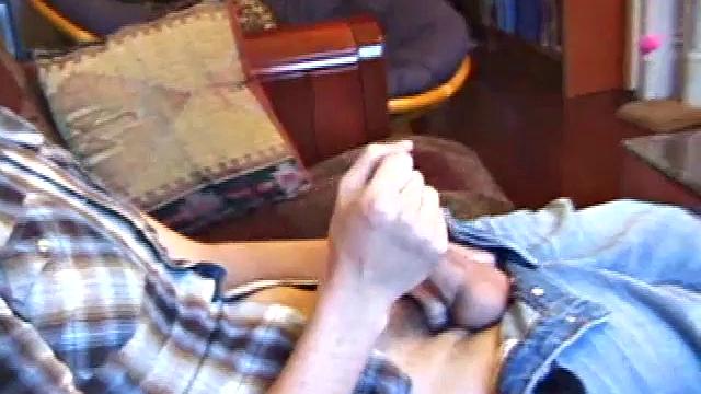 This shy and quiet guy has a pleasant surprise in his pants. Luis takes his time stripping naked to reveal a nice looking cock.