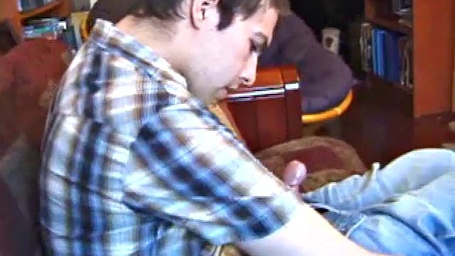 This shy and quiet guy has a pleasant surprise in his pants. Luis takes his time stripping naked to reveal a nice looking cock.