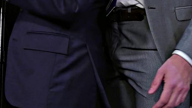 Asian bottom drilled and fisted by muscular boss