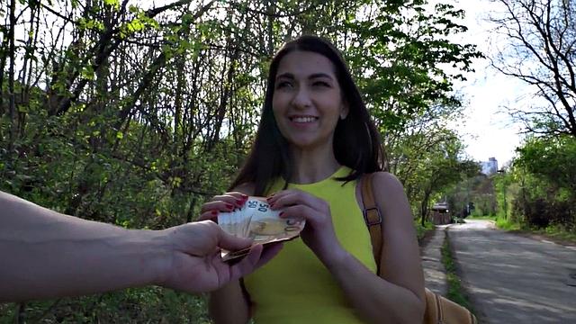 Public big boot babe fucked in park before deepthroating cock