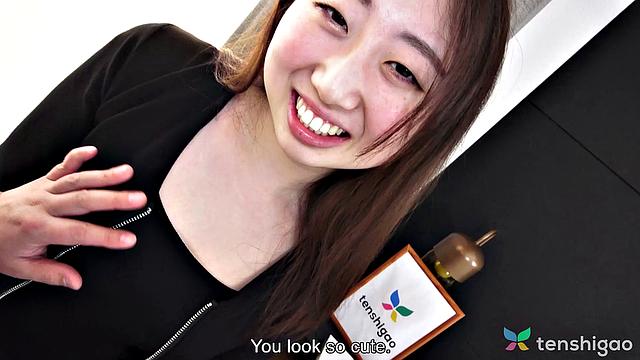 Cute Japanese Miss Ai Okamoto is our sexy nurse from Tokyo