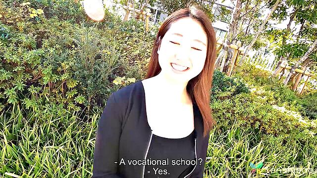 Cute Japanese Miss Ai Okamoto is our sexy nurse from Tokyo