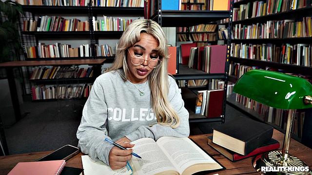 Sneaky Couple Library Sesh