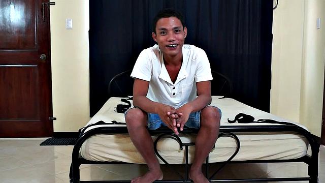 You can just look at this cute Asian twink and see he's going to be a great tickle boy. Javey gets tied down and Daddy Mike starts the tickling session. But when Ricky takes over, Javey becomes a laughing mess on the bed.