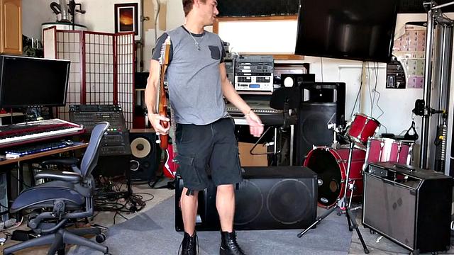 Classy brunette with big natural tits rides her boyfriend