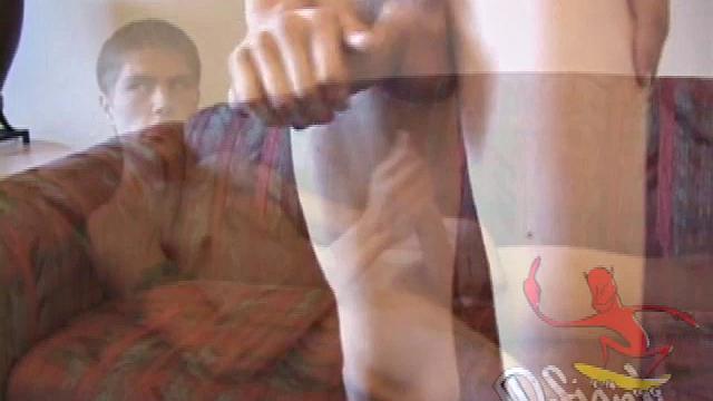 Scott McRae has that cute and innocent boy next door thing going on. This young man is a grower, topping out at over 7 inches. Scott doesn't have much control, so it isn't long before he's announcing the cum shot.