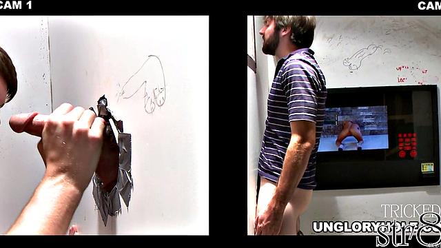 straight guy gets more than he bargained for at the gloryhole