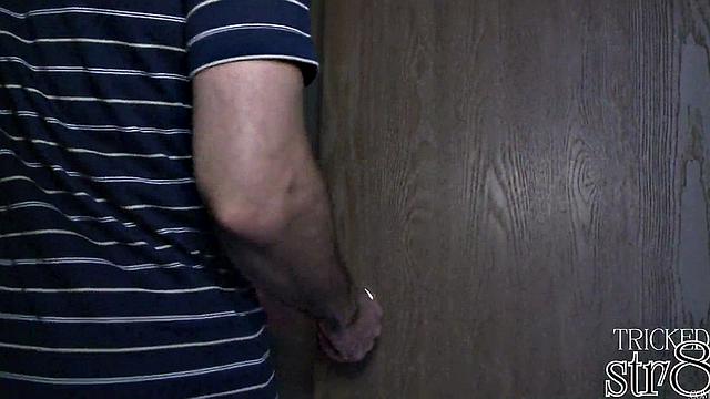 straight guy gets more than he bargained for at the gloryhole