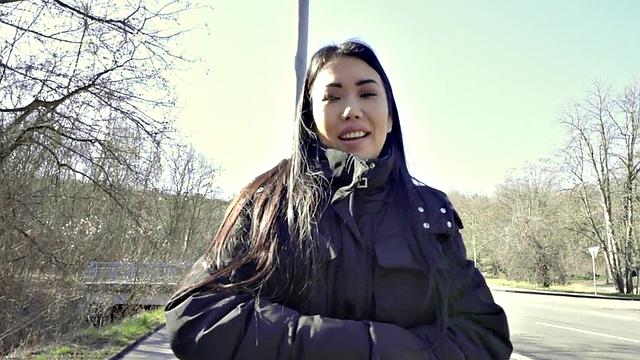 Pickedup Russian babe bentover before missionary stuffed