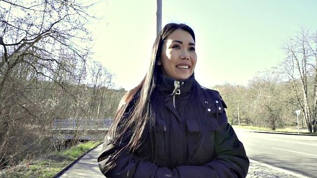 Pickedup Russian babe bentover before missionary stuffed