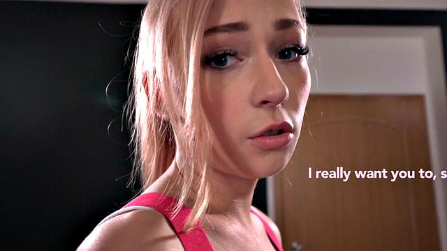 Coach punishes petite gym teen with hardcore fucking and handjob